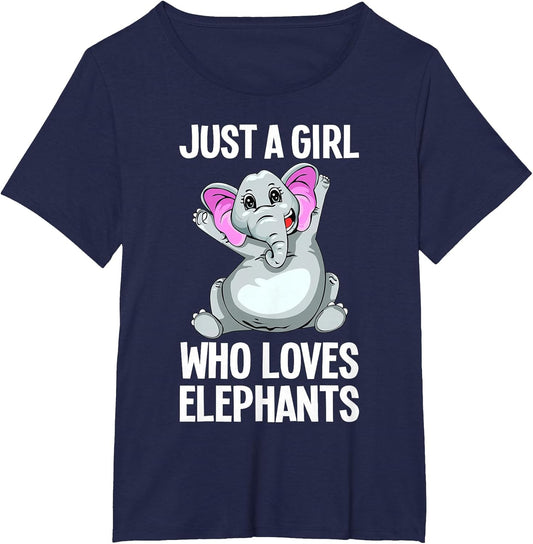 Funny Elephant Design for Girls Women Kids Elephant Lover