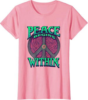 Peace Begins Within Hippie Soul Design
