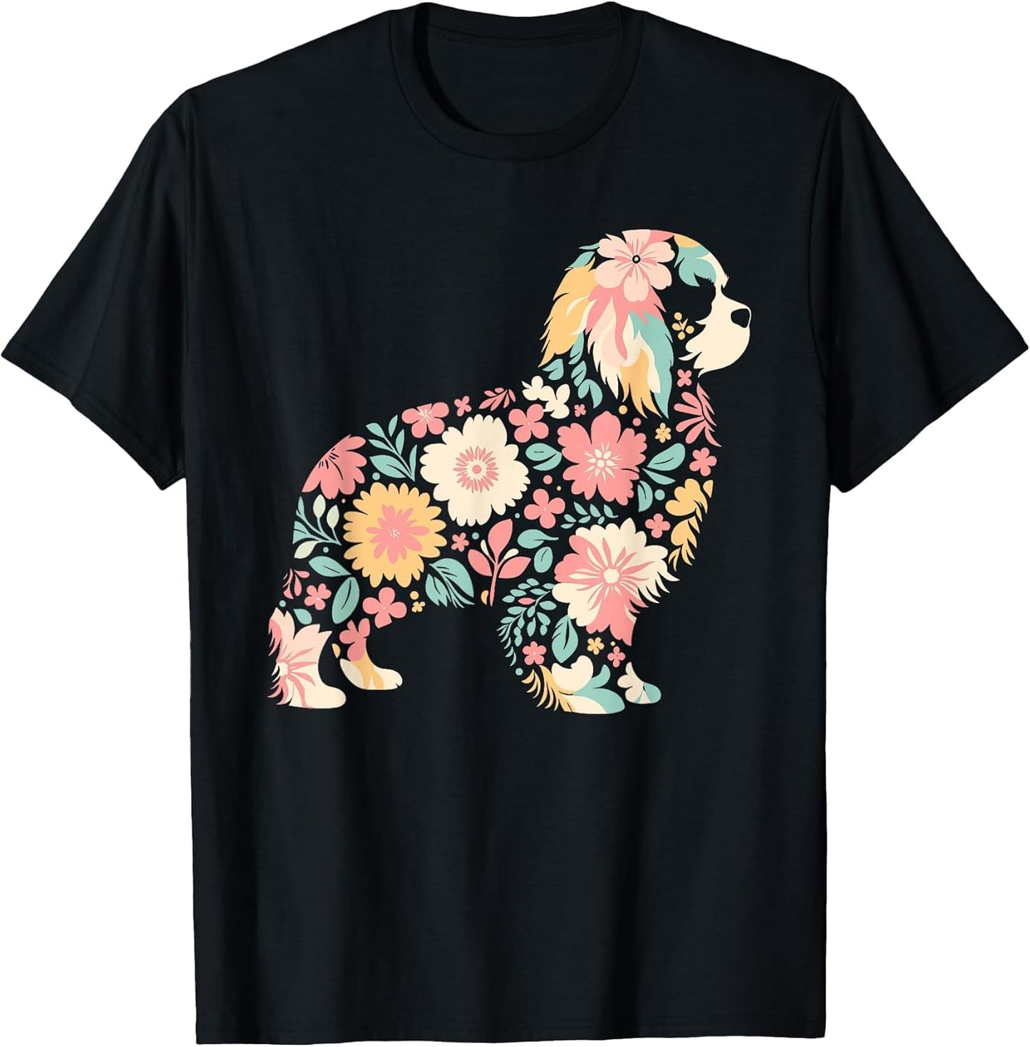 Cute Flower Cavalier King Charles Spaniel Mothers Day