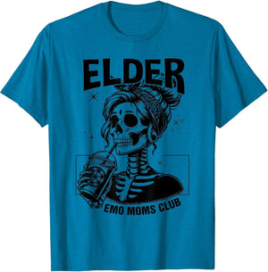 Elder Emo Moms Club Mothers Day Funny Skeleton