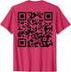 (On Back) Funny QR FCK Off Code Saying Quote Women