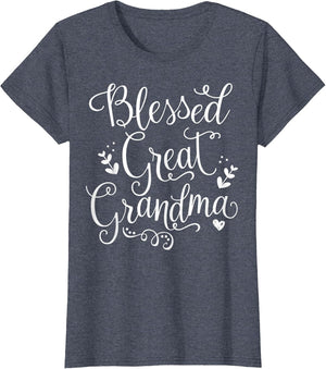 Cute Blessed Great Grandma Shirt - Grandmother