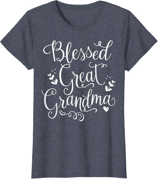 Cute Blessed Great Grandma Shirt - Grandmother