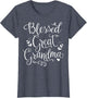 Cute Blessed Great Grandma Shirt - Grandmother