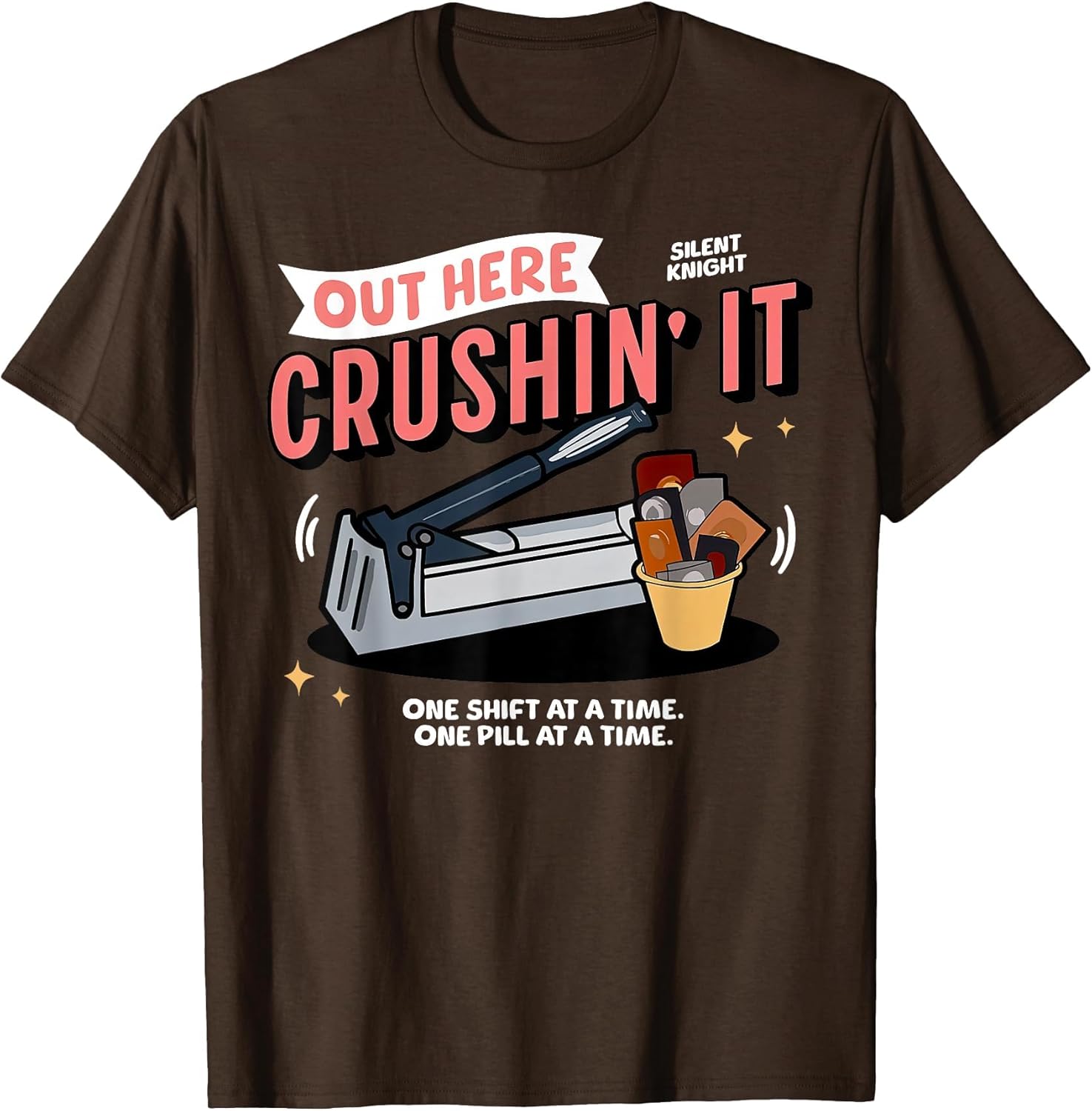 Med Tech Out Here Crushin' It Medication Aide Funny Nurse