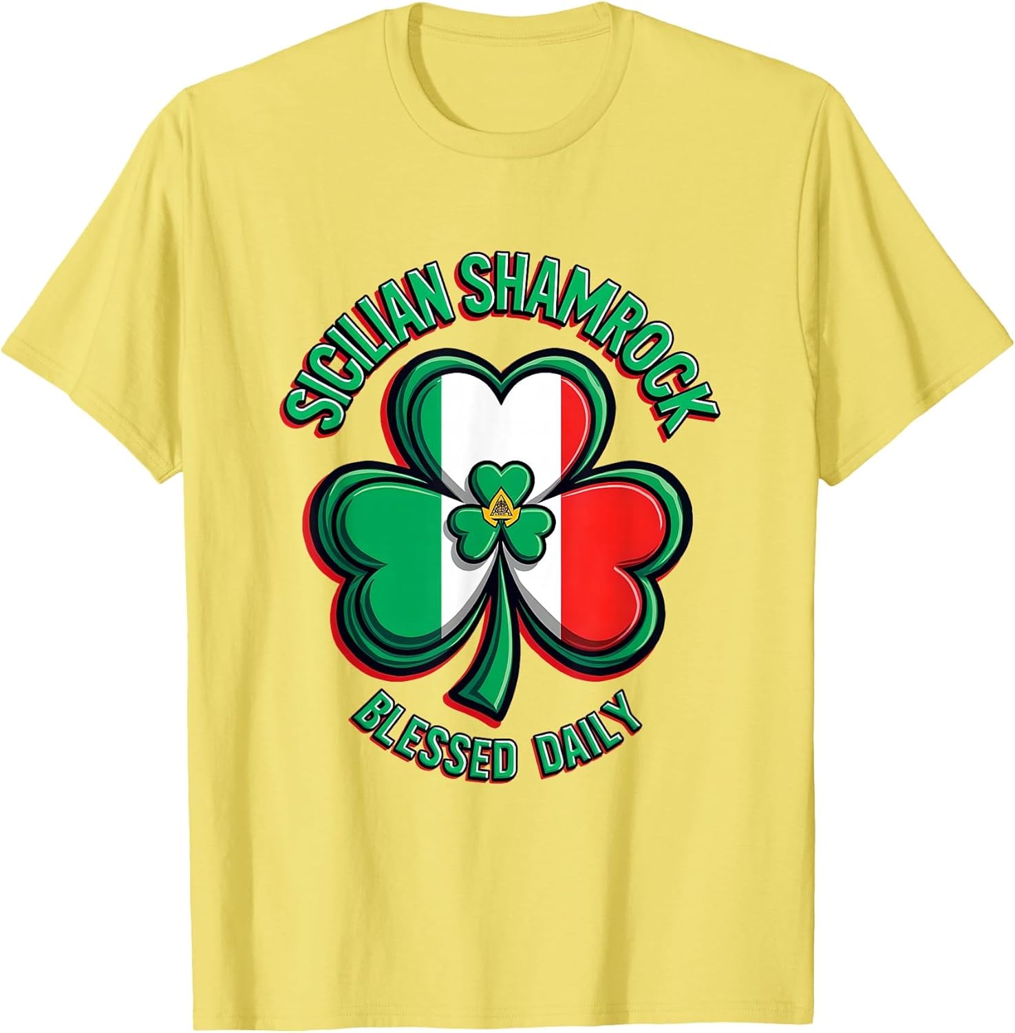 Sicilian Shamrock Blessed Daily Italian Design