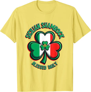 Sicilian Shamrock Blessed Daily Italian Design