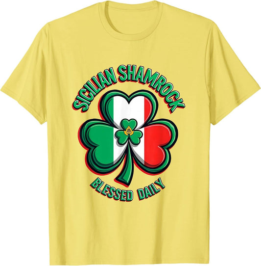 Sicilian Shamrock Blessed Daily Italian Design