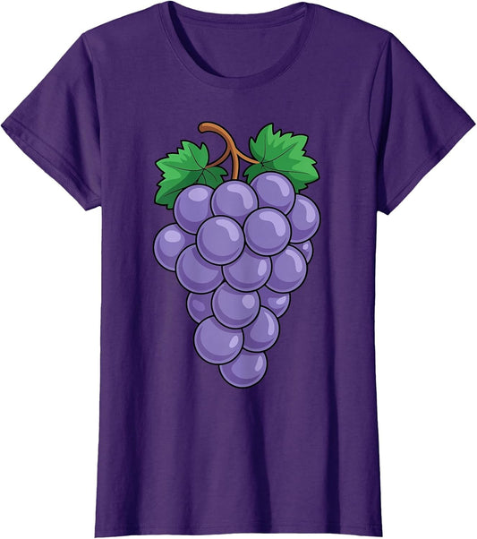 Grapes Shirt Adult Men Women Kids Purple Grapes Costume