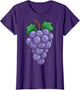 Grapes Shirt Adult Men Women Kids Purple Grapes Costume