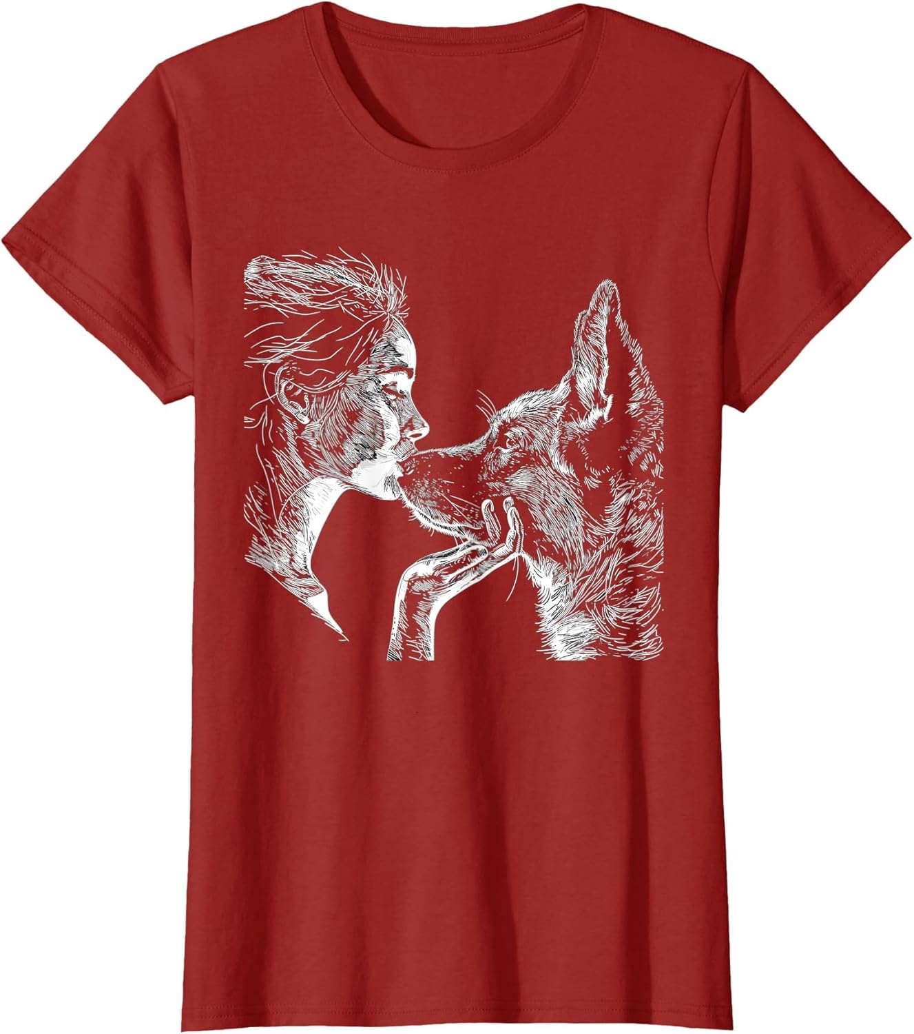 German Shepherd Mom Dog Art Lover Mother's Day