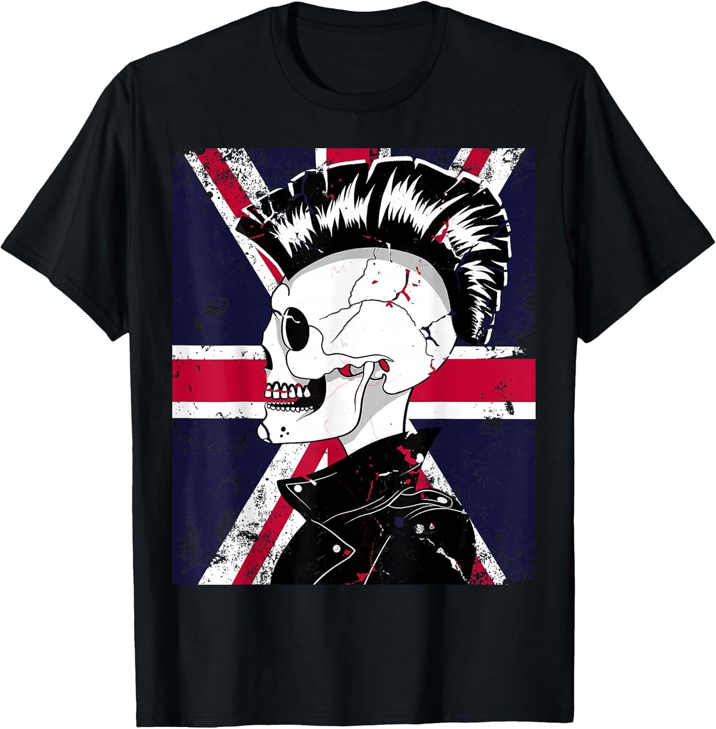 Punk Skull with Union Jack