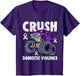 Crush Domestic Violence Awareness Monster Truck Purple Kids