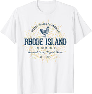 Vintage State of Rhode Island Retro