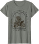 Just One More Chapter Vintage Skeleton Reading Book Reader