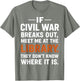 If Civil War Breaks Out Meet Me at The Library Reading Humor