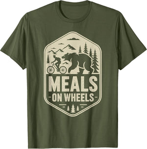 Meals On Wheels Funny Beer Biker