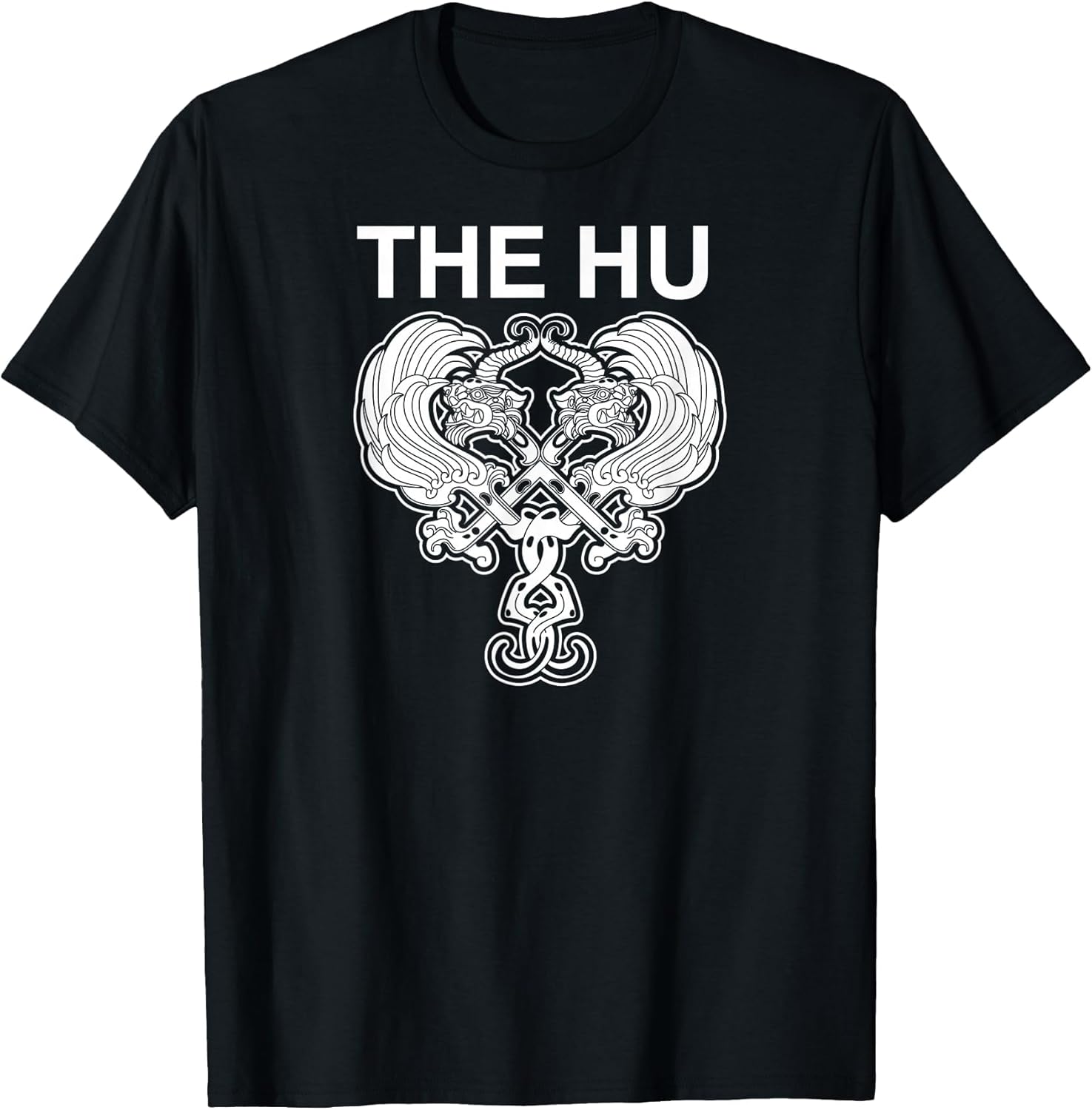The Hu The Hu White Logo