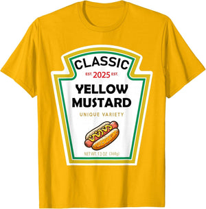 Yellow Mustard DIY Halloween Costume Matching Groupe Mustard