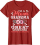 I'm A Mom Grandma A Great Grandma Nothing Scares Me Floral