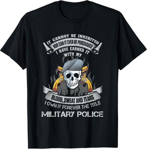 Own Forever The Title Military Police US Army MP Veteran