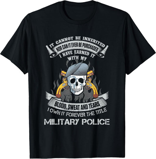 Own Forever The Title Military Police US Army MP Veteran