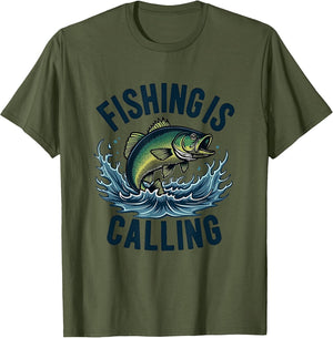 Fishing Is Calling Angler Fish Graphic Design