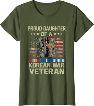 Proud Daughter of Korean War Veteran US Family Matching