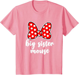 Kids Big Sister Mouse Bow Family Vacation - Youth, Toddler