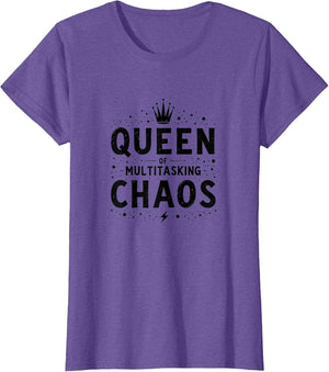 Queen of Multitasking Chaos Funny Women Design