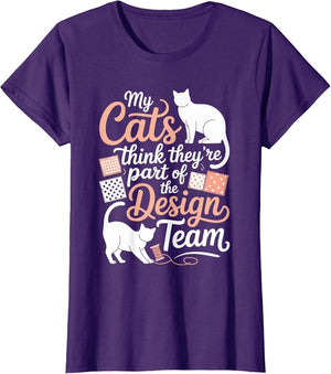Quilting Humor for Cat Lover Sewing Funny Knitting Quilter