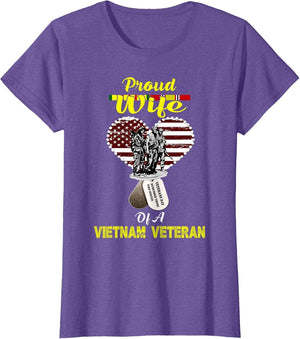 Proud Wife of A Vietnam Veteran T Shirt