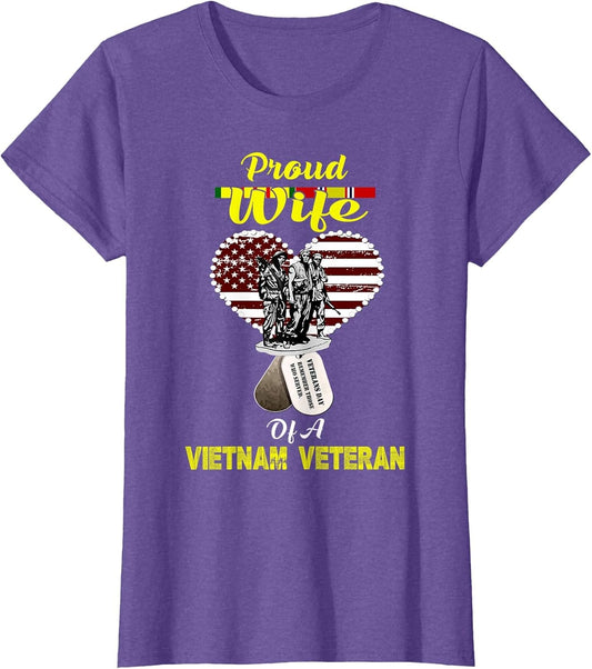 Proud Wife of A Vietnam Veteran T Shirt