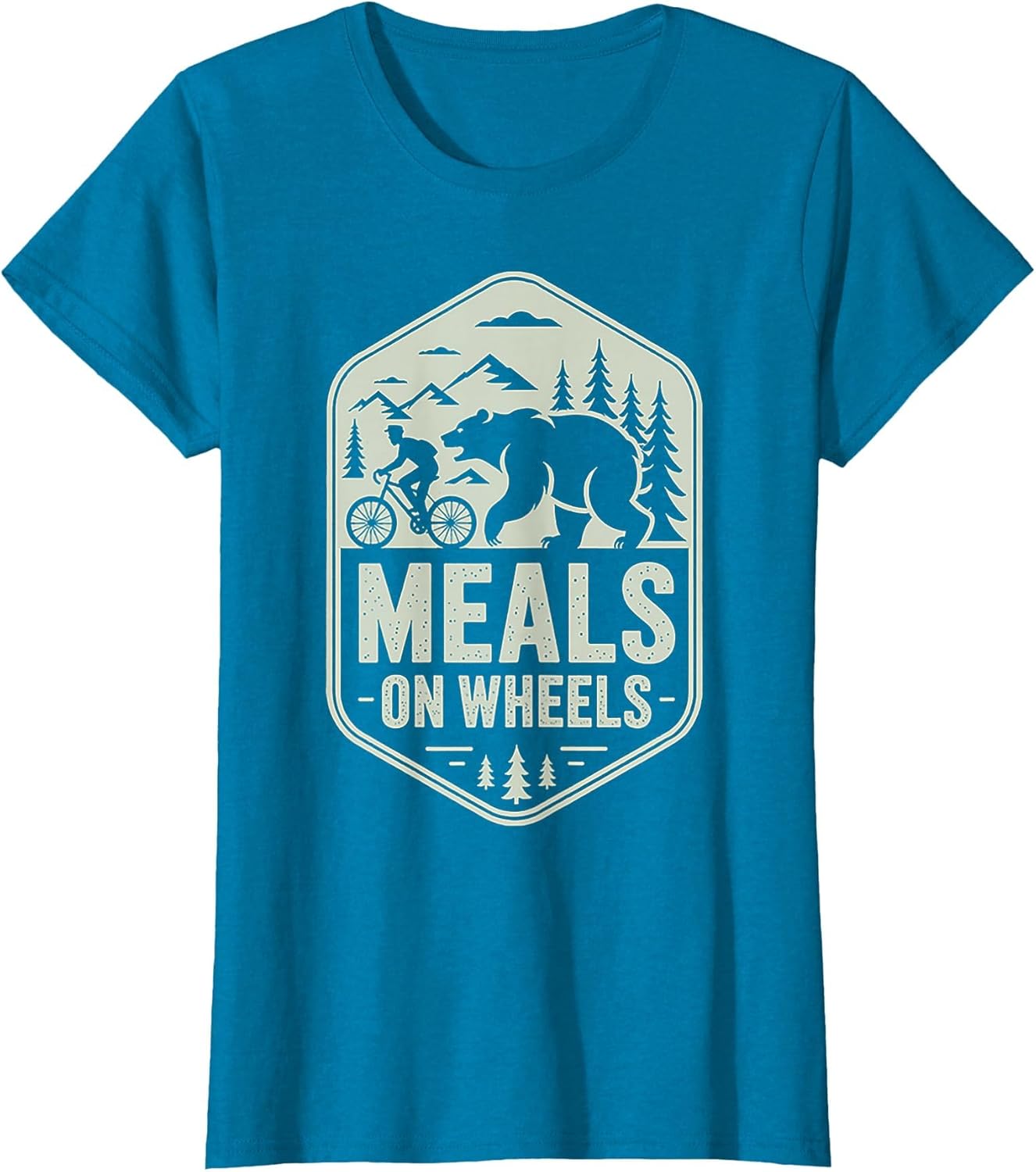 Meals On Wheels Funny Beer Biker