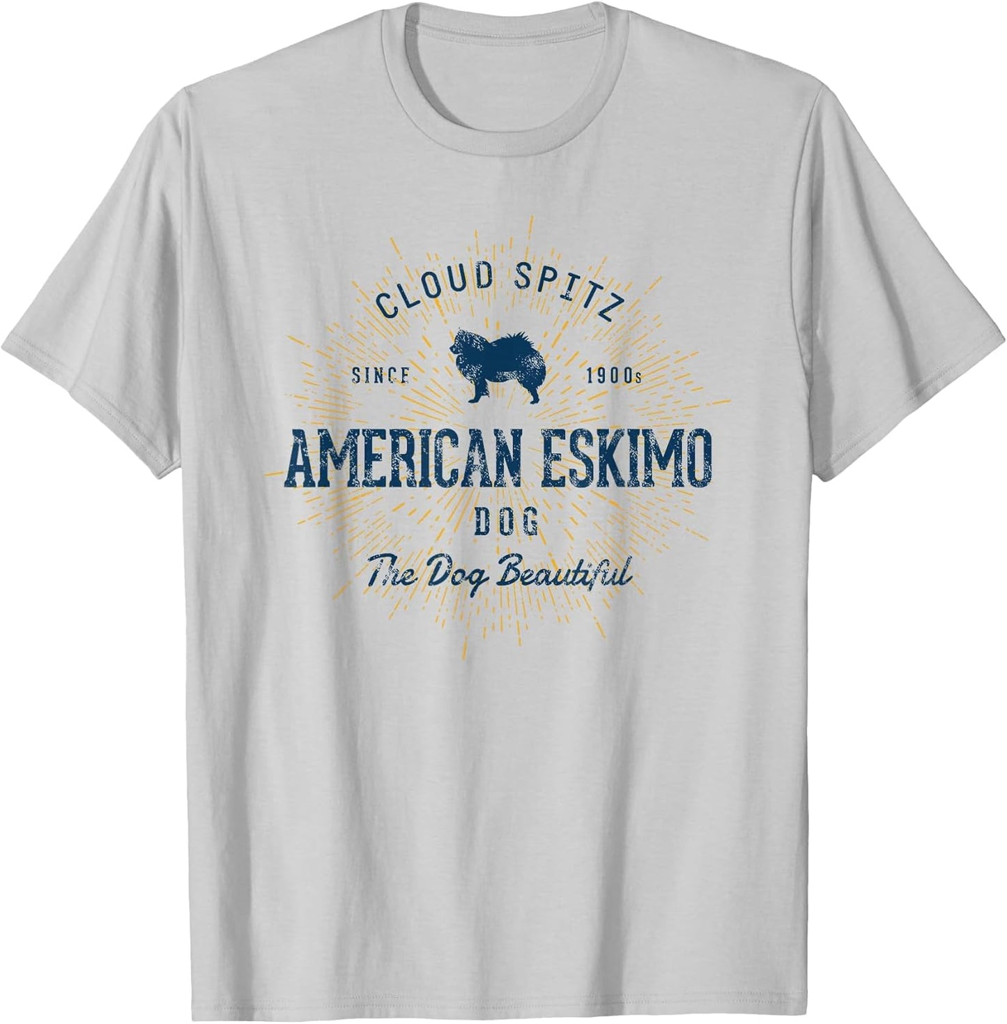 Vintage American Eskimo Dog Retro