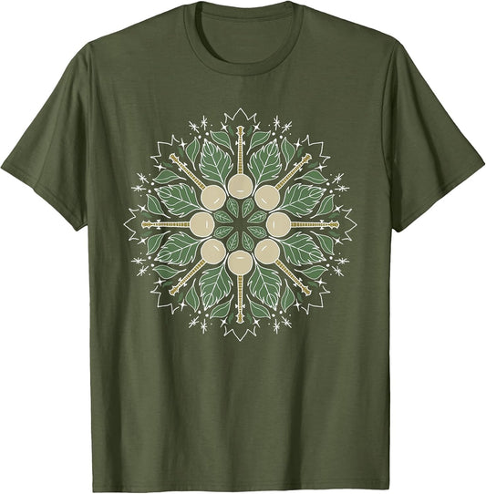 Banjo Mandala Bluegrass, Mindfulness & Nature Graphic