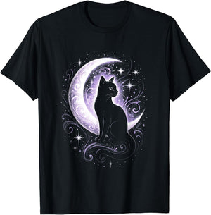 Witchy Moon Cat Witch Aesthetic Pastel Goth