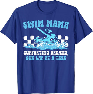 Swim Mama Groovy Swim Mom of A Swimmer Mom Swimming Mom