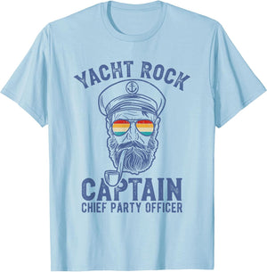 Yacht Rock Captain Pontoon Boat Party Sailor Boating