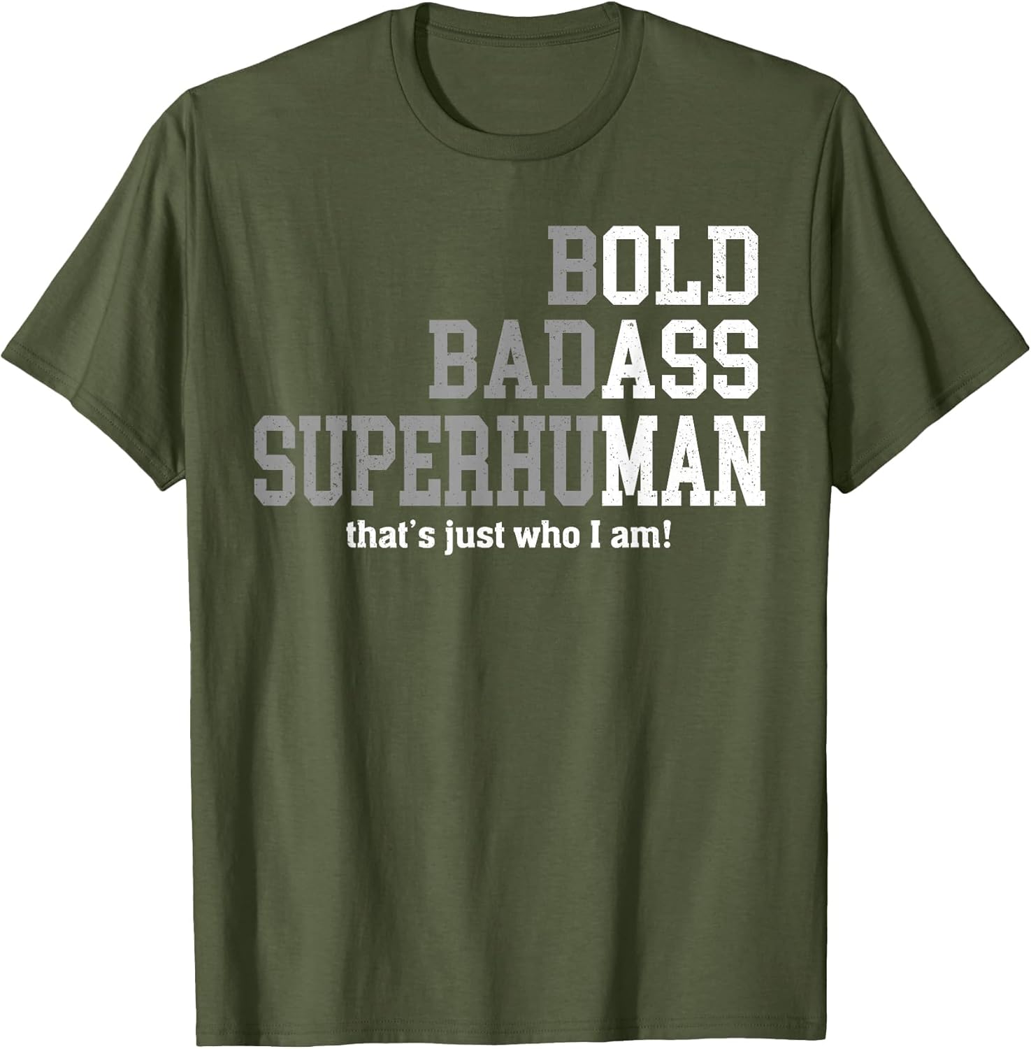 Retro Bold Ba-DASS That's Just Who I Am Old Ass Man Dad Life