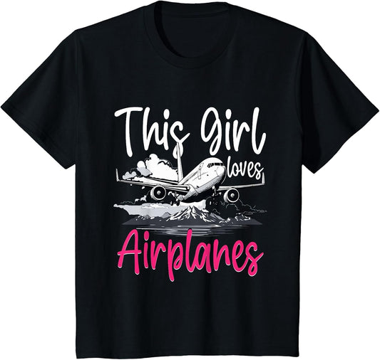 Airplane Aircraft - This Girl Loves Airplanes