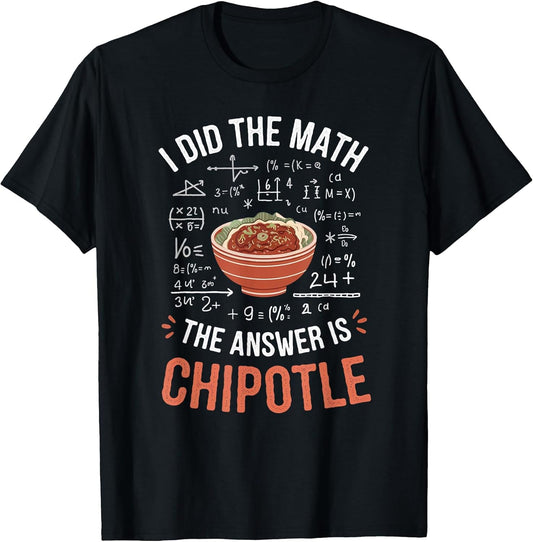 Food Lovers I Did The Math Answer is Chipotle