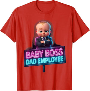 Baby Boss Dad Employee Funny New Dad Design