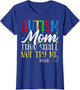 Autism Mom Thou Shall Not Try Me - Autism Awareness Mom