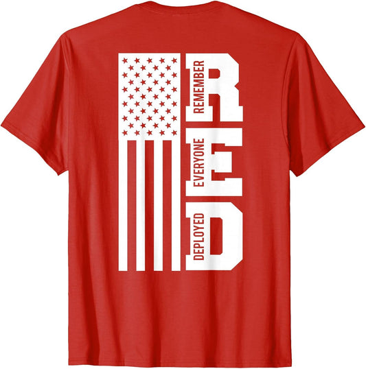 On Fridays We Wear Red Soldiers Veterans Day ON Back