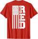 On Fridays We Wear Red Soldiers Veterans Day ON Back