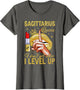 Sagittarius Queen I Level Up It's My Birthday Zodiac Sign