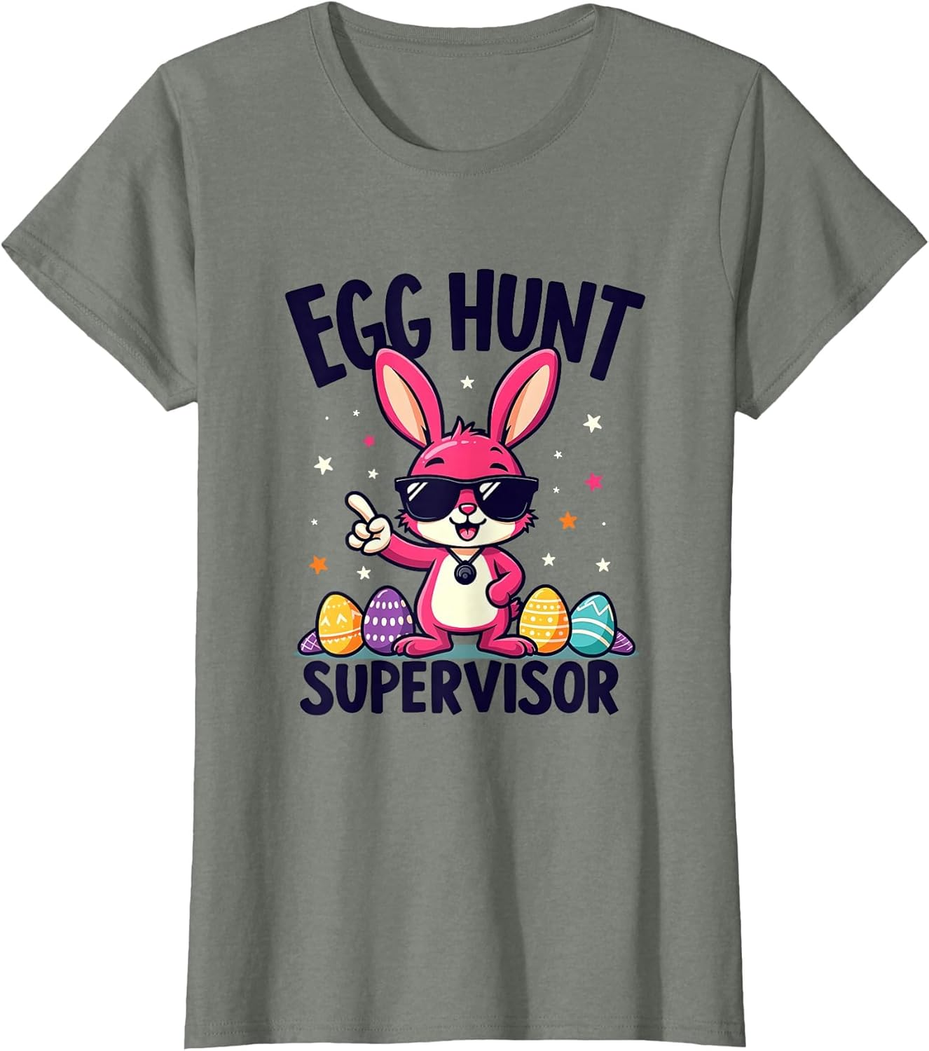 Egg Hunt Supervisor Funny Easter Design