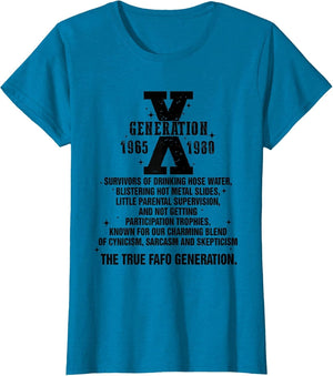 GEN X Generation X 1965 1980 The True Fafo Generation