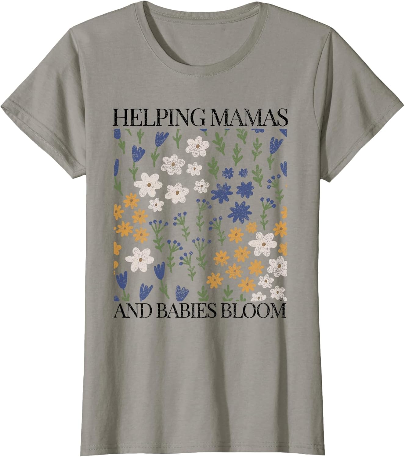 Doula Wildflowers Mother Baby Nurse Spring Future T Floral